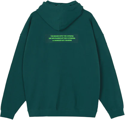 아디다스 오리지널 빅 트레포일 후디 레트로 로고 포레스트 그린 후드 H09351 Lookbook 아디다스 오리지널 빅 트레포일 후디 레트로 로고 포레스트 그린 후드 H09351