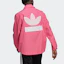 Details for adidas Originals 大三葉Logo外套 單色螢光粉休閒夾克 H09394