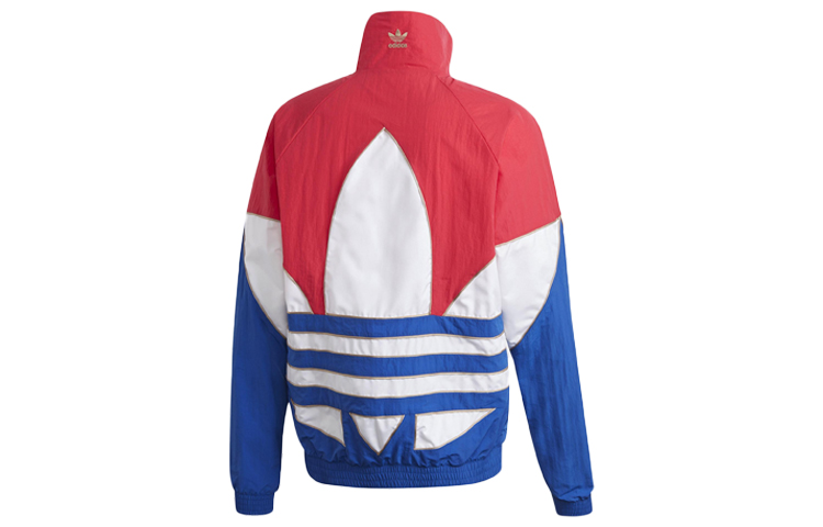 adidas Originals Big Trefoil Outline Colorblock Track Jacket Blue/White/Red GE6224 圖 3