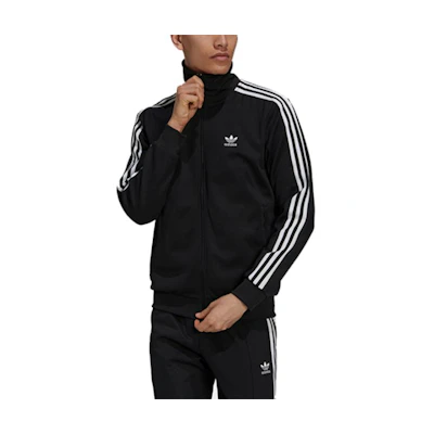adidas Originals Black 3-Stripes Track Jacket Zip Long Sleeve H09112