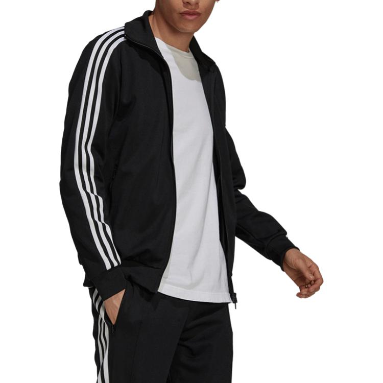 adidas Originals Black 3-Stripes Track Jacket Zip Long Sleeve H09112 圖 5