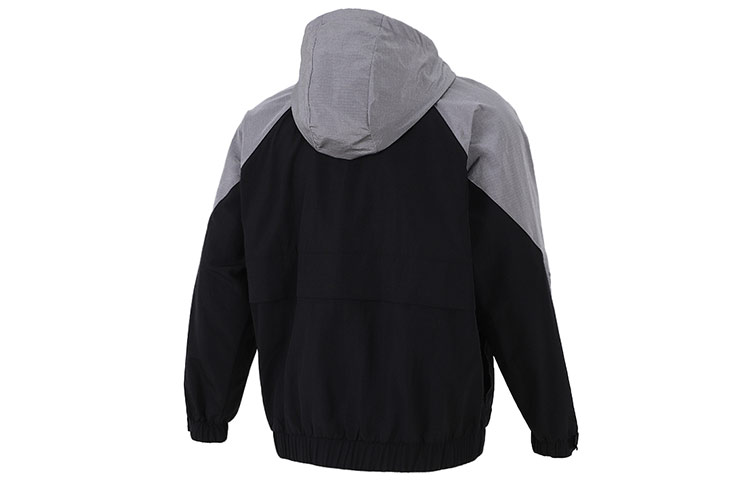 adidas Originals Black Colorblock Raglan Woven Hooded Jacket HC0328 圖 3