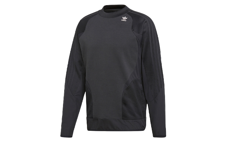 Order adidas Originals 黑色圓領長袖休閒運動上衣 DV1980