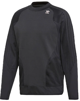 adidas Originals 黑色圓領長袖休閒運動上衣 DV1980 Order adidas Originals 黑色圓領長袖休閒運動上衣 DV1980