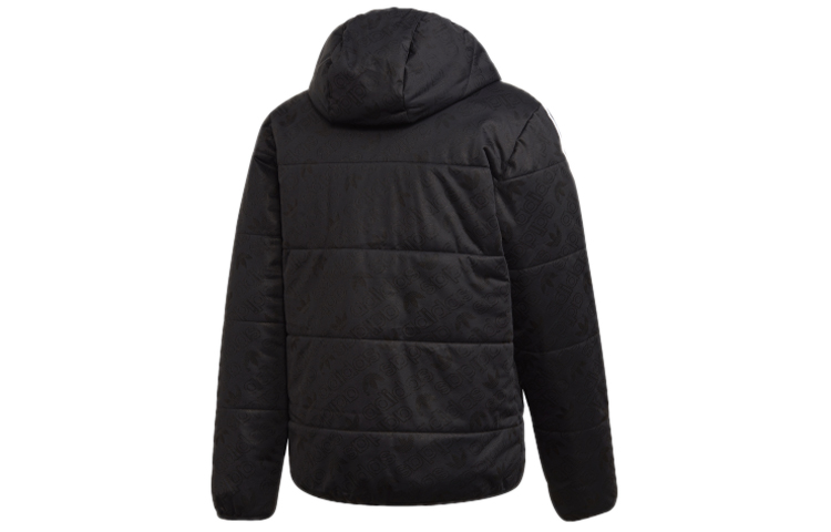 Adidas Originals Black Full-Zip Cotton Jacket for Men ED5830 圖 3