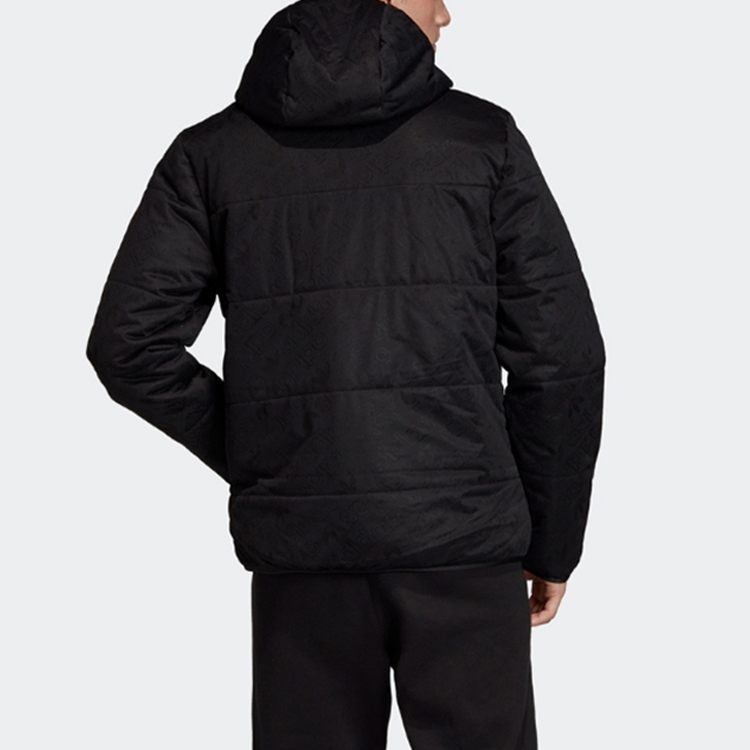 Adidas Originals Black Full-Zip Cotton Jacket for Men ED5830 圖 6