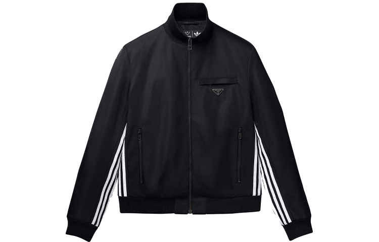 adidas Originals Black Hooded Long-Sleeve Sports Jacket HN3990