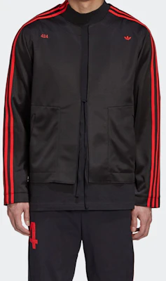 adidas Originals 黑色和服運動外套 FU4178 Shop adidas Originals 黑色和服運動外套 FU4178