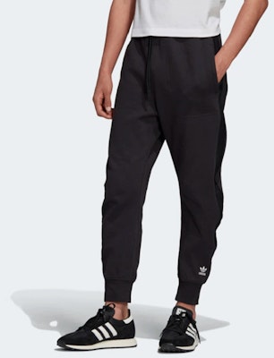 Adidas Originals 黑色標誌中腰寬鬆運動長褲 FM3698 Purchase Adidas Originals 黑色標誌中腰寬鬆運動長褲 FM3698