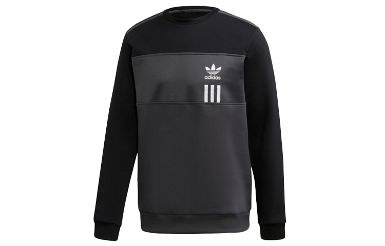 adidas Originals Black Long-Sleeve Sweatshirt FH9366