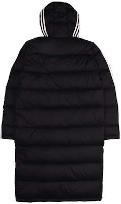 adidas Originals 男士黑色長版羽絨外套連帽冬季大衣 FL0007 Lookbook adidas Originals 男士黑色長版羽絨外套連帽冬季大衣 FL0007