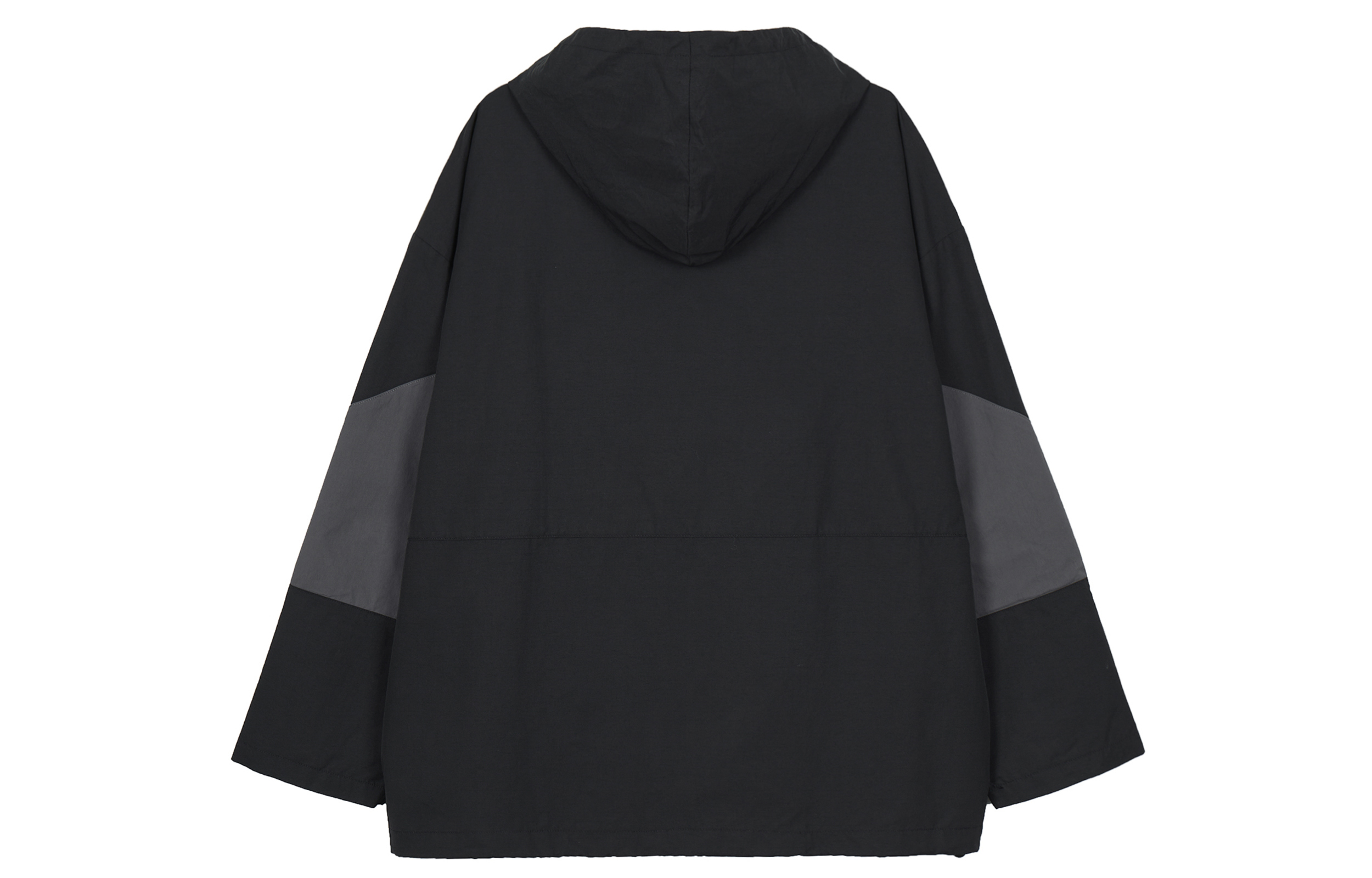 Lookbook adidas Originals Black Multi-Pocket Hooded Jacket with Zipper Patchwork IC8164