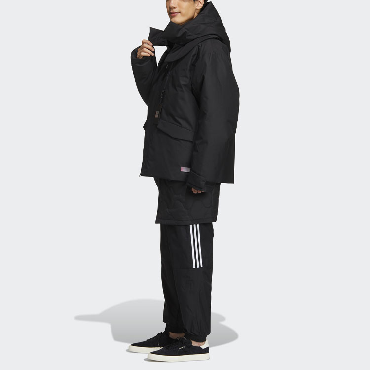 adidas Originals Black Premium Multi-Pocket Removable Inner Down Jacket GT7284 圖 8