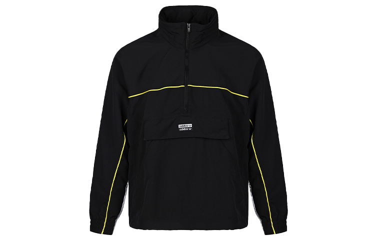 adidas Originals Black Pullover Track Jacket FM2272