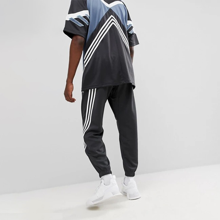 Purchase Adidas Originals Black Retro 3-Stripes Joggers Running Pants CE4806