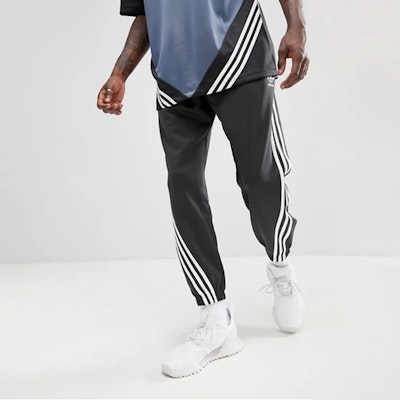 Adidas Originals Black Retro 3-Stripes Joggers Running Pants CE4806 Details for Adidas Originals Black Retro 3-Stripes Joggers Running Pants CE4806