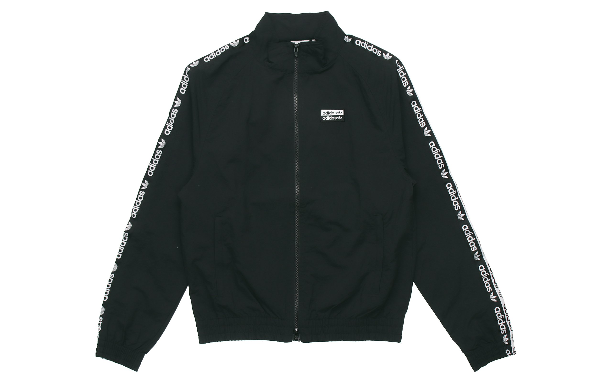 adidas Originals Black Retro Striped Track Jacket FL1763