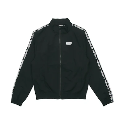 adidas Originals Black Retro Striped Track Jacket FL1763