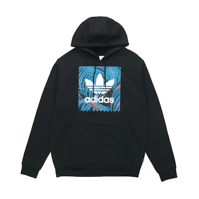 Adidas Originals Black Trefoil Hoodie Sweatshirt EC7320