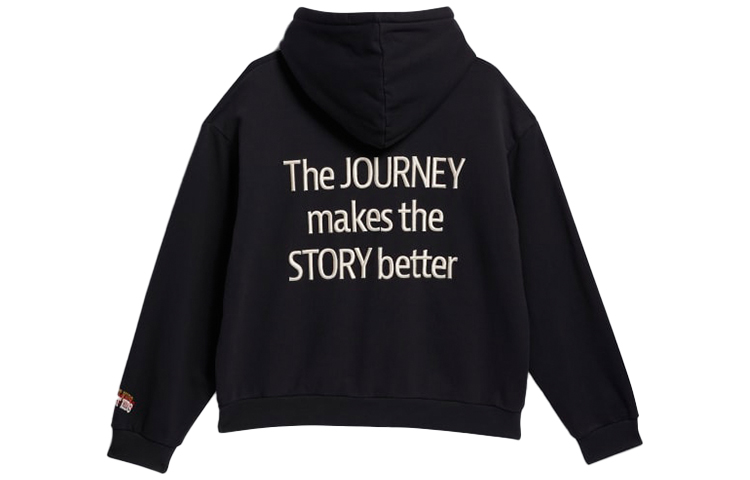 adidas Originals Black Trefoil Logo Hoodie Long Sleeve Pullover H62576 圖 3