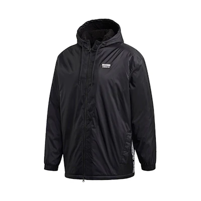 adidas Originals Black Trefoil Track Jacket Casual Sportswear FL0010
