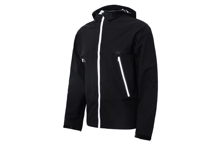 Order adidas Originals 男士黑色連帽風衣外套 BR4146