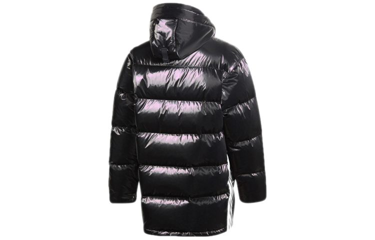 adidas Originals Black Winter Long Hooded Puffer Jacket GJ6732