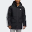 Shop adidas Originals Black Winter Warm Puffer Jacket with Hood ED5834