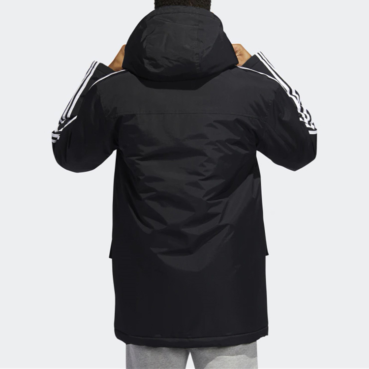 Purchase adidas Originals Black Winter Warm Puffer Jacket with Hood ED5834