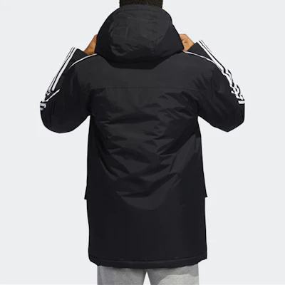 adidas Originals Black Winter Warm Puffer Jacket with Hood ED5834 Purchase adidas Originals Black Winter Warm Puffer Jacket with Hood ED5834