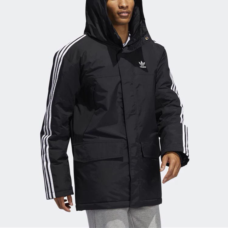 Details for adidas Originals Black Winter Warm Puffer Jacket with Hood ED5834