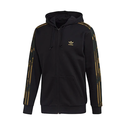 adidas Originals Black Zip-Up Hoodie Jacket FM3354