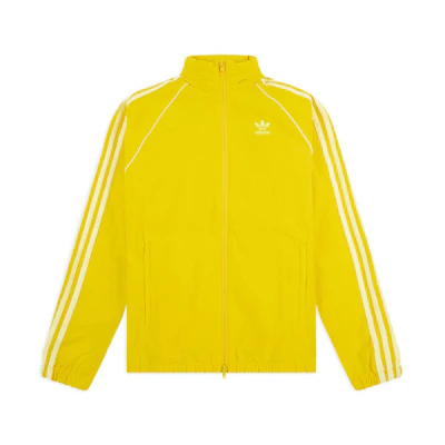 adidas Originals BLC SST Windbreaker Retro Striped Jacket Yellow - ED6082