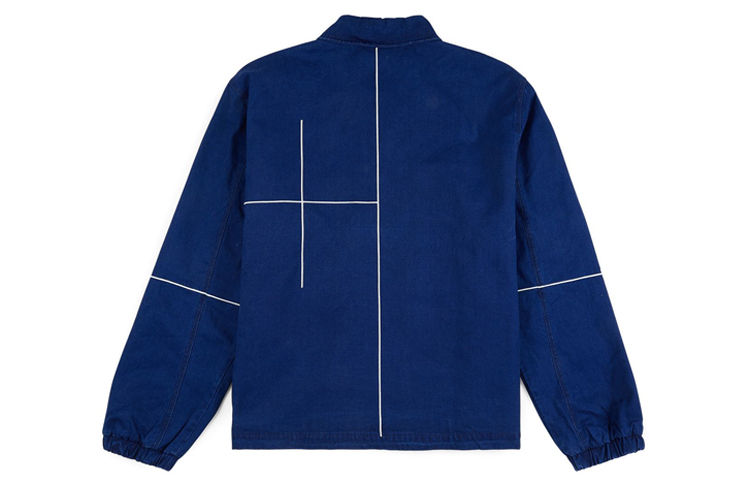 Adidas Originals Blue Casual Comfort Point Collar Track Jacket DV1947 圖 3