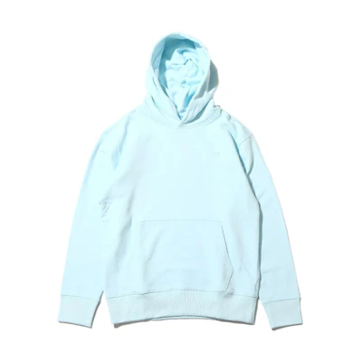 adidas Originals Blue Hoodie with Solid Logo Embroidery HK2941