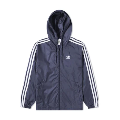 adidas Originals Blue Logo Hoodie Jacket Long Sleeve HB9491