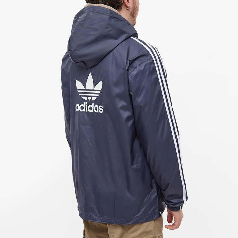 adidas Originals Blue Logo Hoodie Jacket Long Sleeve HB9491 圖 5