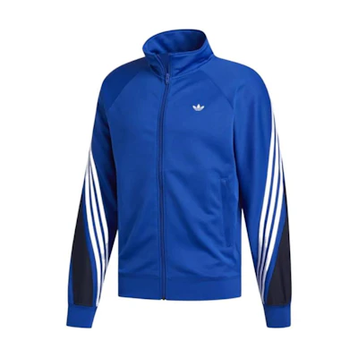adidas Originals Blue Logo Track Jacket Casual Running Sportswear FM1523