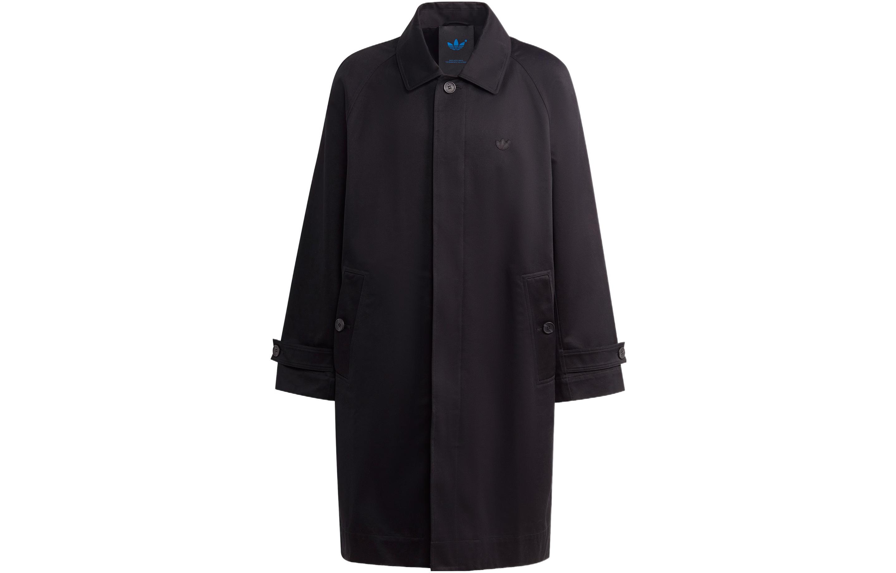 Order adidas Originals Blue Version  Black Solid Polo Collar Track Jacket IA2457