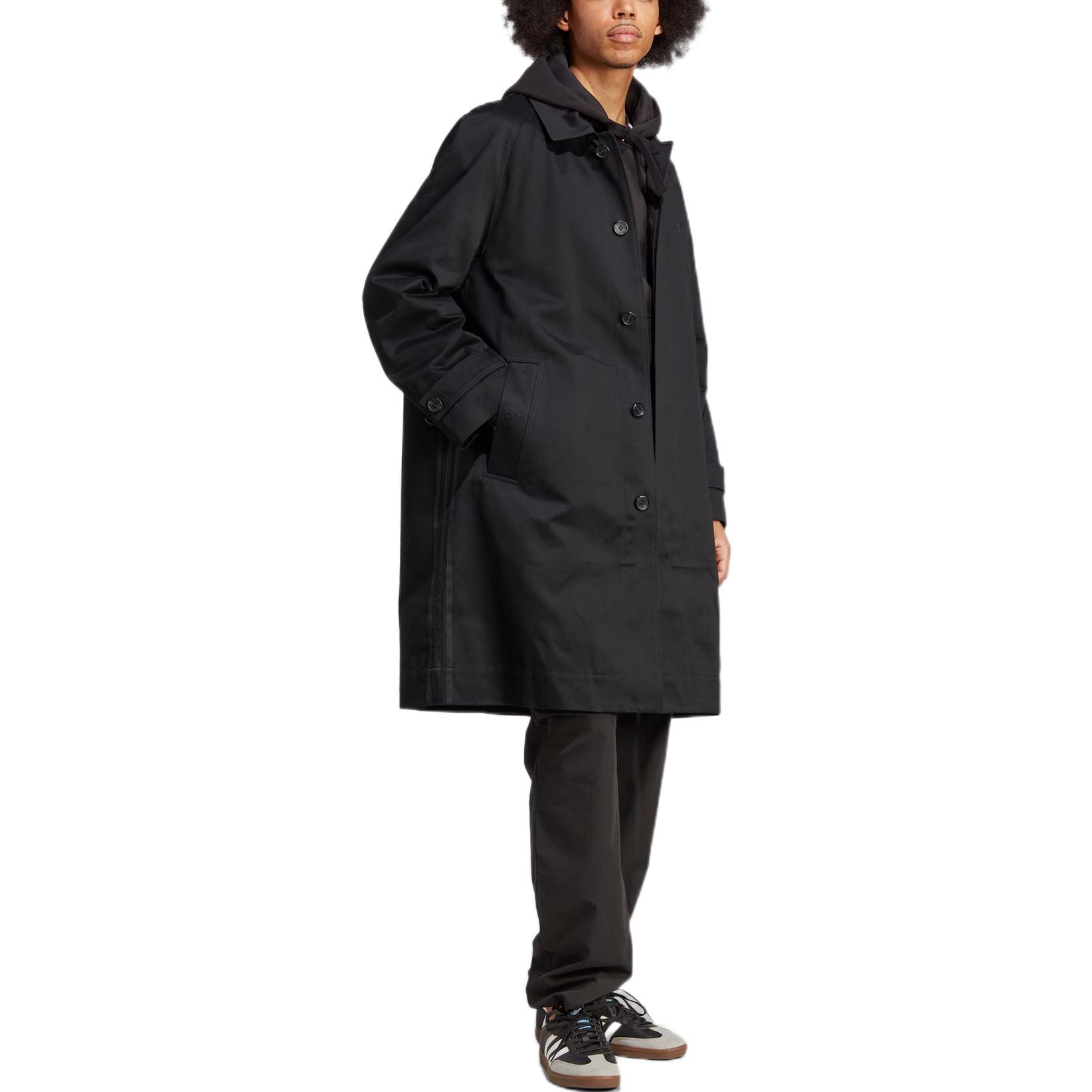 Purchase adidas Originals Blue Version  Black Solid Polo Collar Track Jacket IA2457