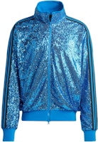 adidas Originals Blue Version Retro Track Jacket with Striped Sequin Details. IA2463 adidas Originals Blue Version Retro Track Jacket with Striped Sequin Details. IA2463