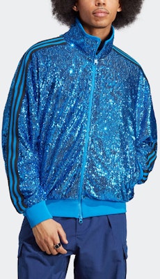adidas Originals Blue Version 復古條紋亮片運動外套. IA2463 Lookbook adidas Originals Blue Version 復古條紋亮片運動外套. IA2463