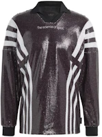 Order adidas Originals 藍標條紋Logo Polo衛衣 - 黑色 IA2493