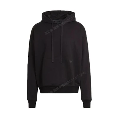 adidas Originals Blue Version Black Hoodie Pullover - Minimalist Style HD4823