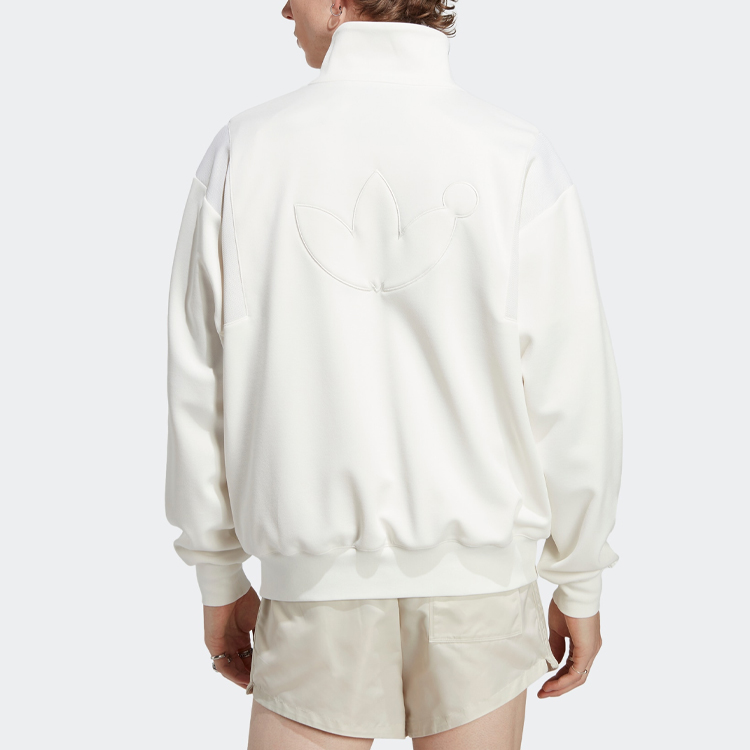 adidas Originals Blue Version Club Track Jacket White Retro Style IA2481 圖 4