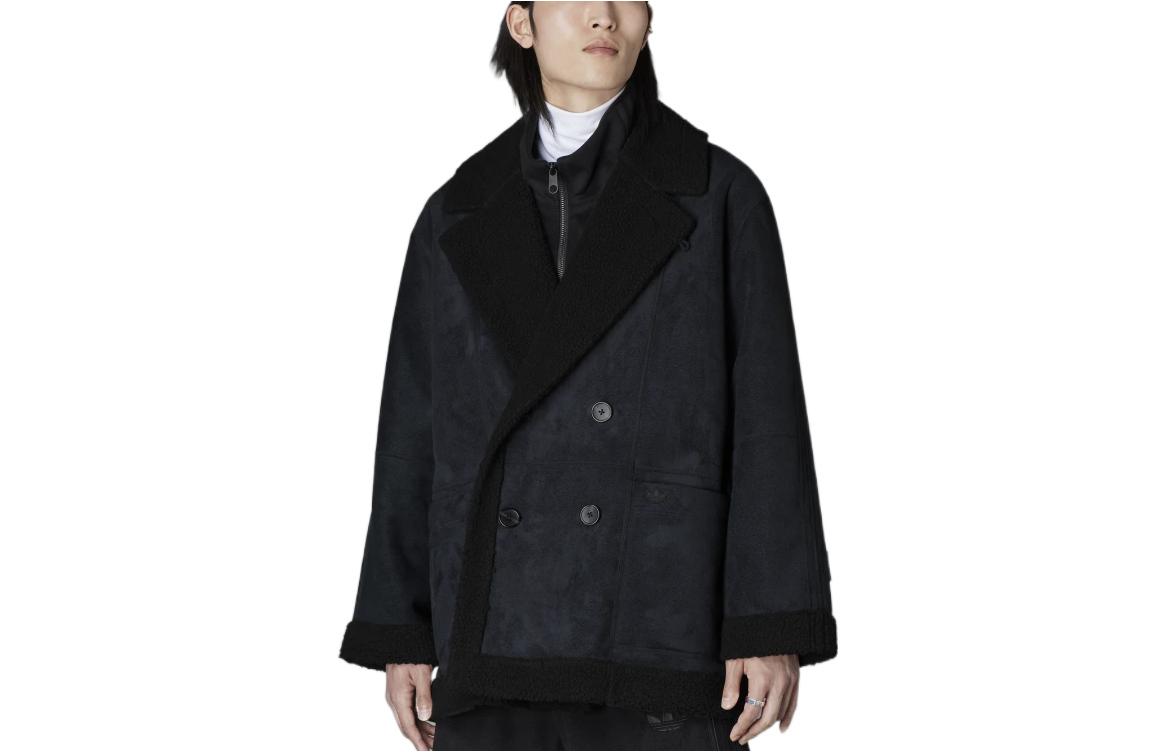 adidas Originals Blue Version Double-Breasted Black Jacket for Men. HM5111