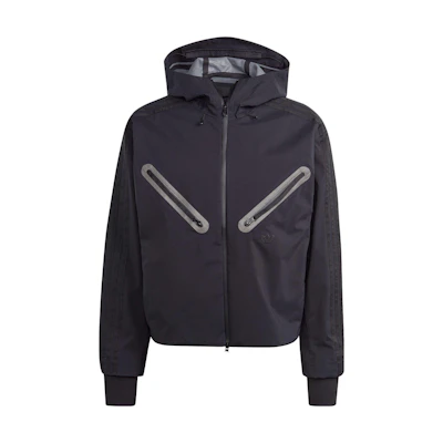 adidas Originals Blue Version Full-Zip Long Sleeve Jacket Black IL6166