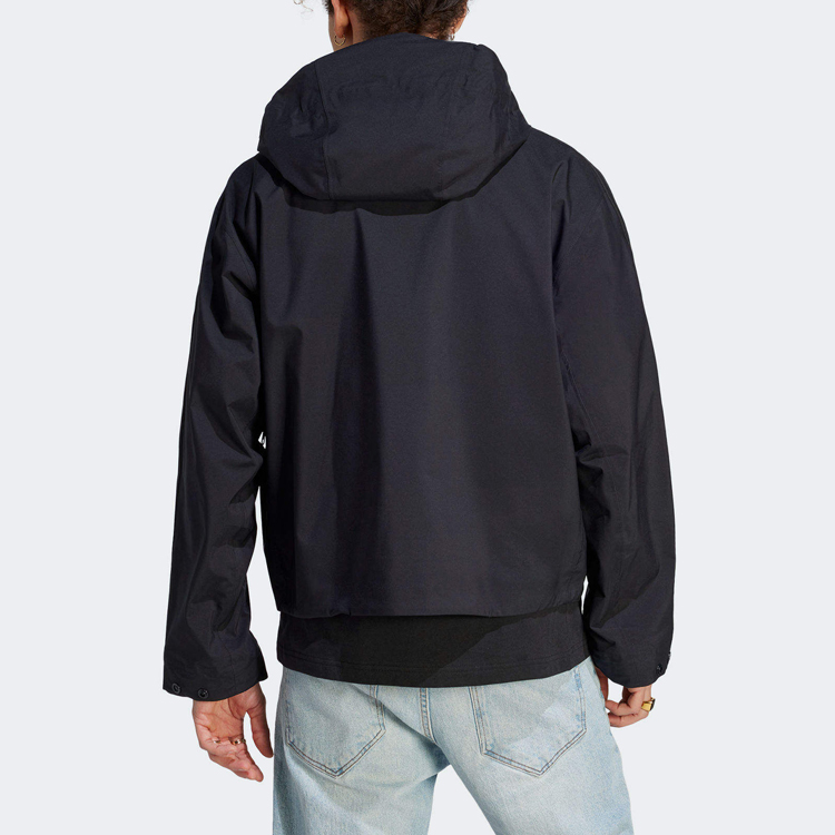 adidas Originals Blue Version Full-Zip Long Sleeve Jacket Black IL6166 圖 4