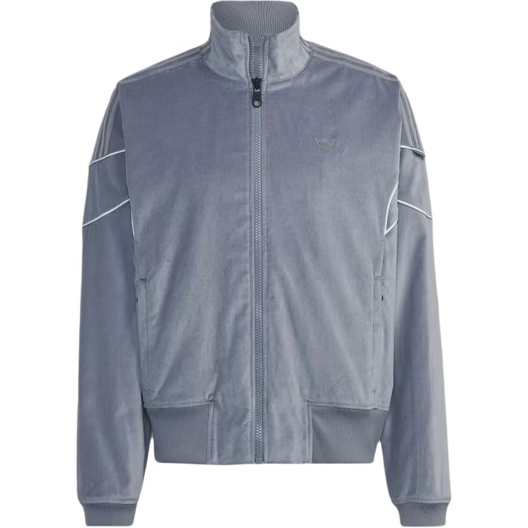 adidas Originals Blue Version FW22 Grey Zip-Up Track Jacket HM2336