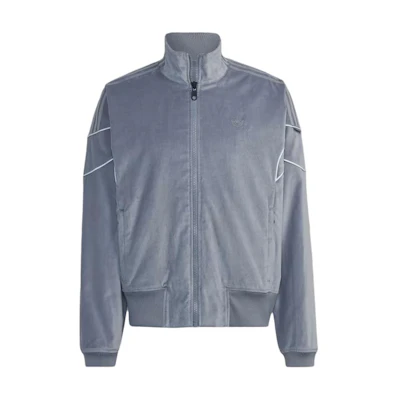 adidas Originals Blue Version FW22 Grey Zip-Up Track Jacket HM2336